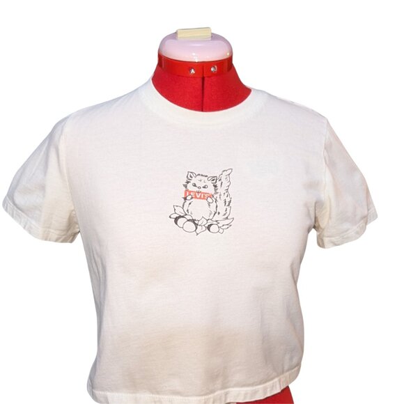 Levi’s Graphic Tee  Cat Logo Shirt - Picture 1 of 3